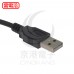 USB2.0 A公-A母 (帶耳) 傳輸線 30CM