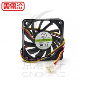 60*60*10mm 滾珠風扇 DC12V GD126010HB(2F7) +2510YBR