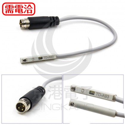 CHANTO 感應器 TD-A93D 二線式 PVC(DC5~AC120) D接頭型 15公分