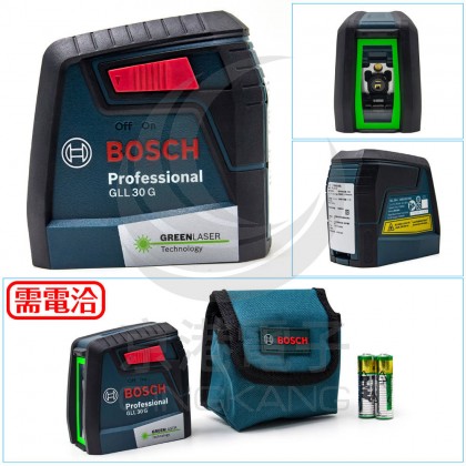 BOSCH GLL 30G 十字綠光雷射墨線儀