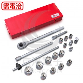 6260M 3/4" 公制12角套筒25件 套筒21~50mm 日本Koken