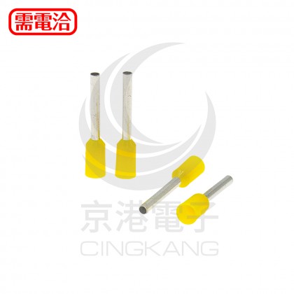 歐式端子 ET1.0-12YW (18AWG) 黃色 KSS (100PCS/包)