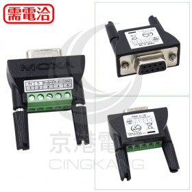 MINI DB9F-TO-TB MOXA 迷你female DB9轉Terminal Block 連接器