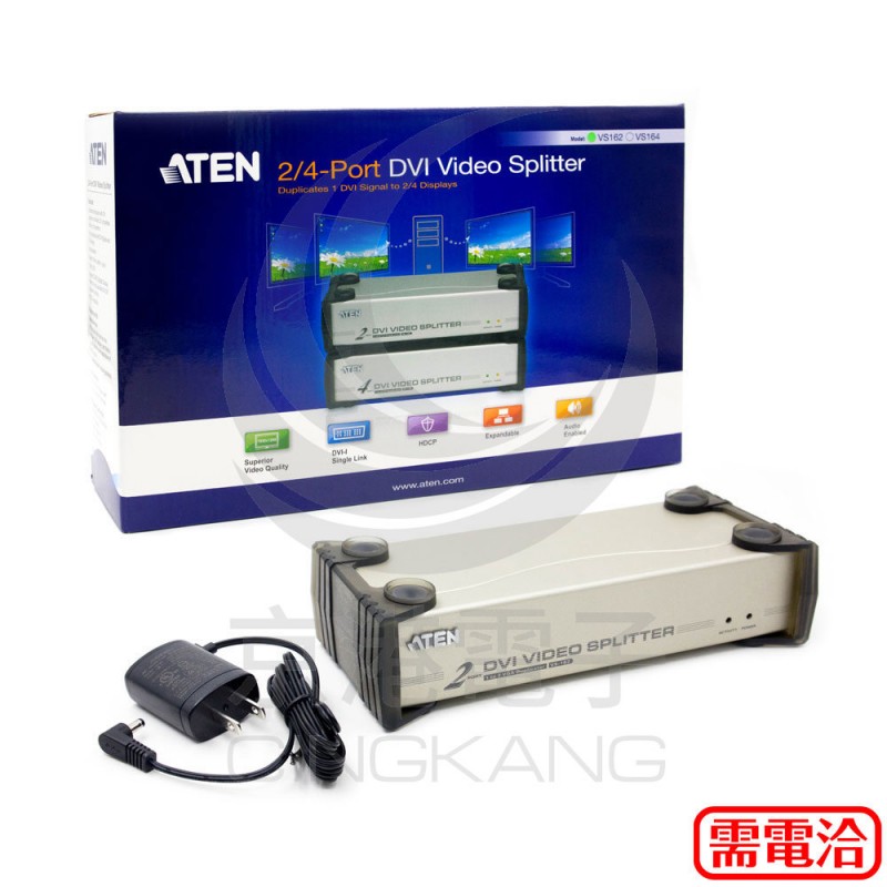 ＡＴＥＮ　ビデオ分配器　ＨＤＭＩ　／　１入力　／　４出力　／　４Ｋ対応　VS184A　1台 - 1