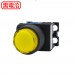 富士 22φ凸圓型LED照光按鈕開關 復歸型 24V黃色 AR22E0L-10E3Y