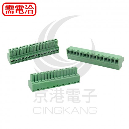 PCB 3.5-15P 端子台(母)  (2入)