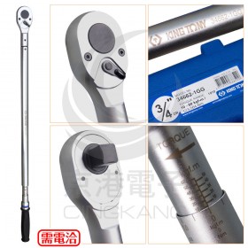 KING TONY 34662-1GG 3/4"雙刻度扭力扳手 123-564Nm
