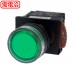 NHD 22mm 照光平頭按鈕開關-綠 1A1B 24V LED NLB22-F11GA
