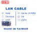 網路線 CAT5e UTP 4P Cable 24AWG(深藍) 305M/箱