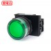 NHD 22mm 照光平頭按鈕開關-綠 1a 24V LED NLB22-F10GA