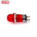 大丸型霓虹燈 牙15mm 120VAC 紅色