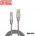 LINDY 林帝 36640 CROMO鉻系列 USB2.0 Type-A/公 to Type-B/公 傳輸線 0.5M