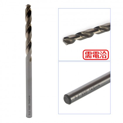 MMC TAISHIN SSD超級不銹鋼鑽尾 (HSS系列)5.2mm(MOQ:10支)