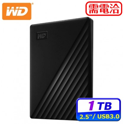 WD My Passport 1TB 2.5吋行動硬碟-黑(WDBYVG0010BBK-WESN)