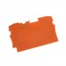 WAGO 2004-1292 端板與隔板 1mm 橘色(25PCS/盒)