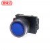 NHD 22mm 照光平頭按鈕開關-藍 1a 24V LED NLB22-F10SA