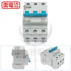 BHA33C10士林 BHA 3P10A C型6KA 380V 小型軌道式迴路保護器