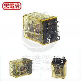 IDEC和泉 RH2B-UL AC220V-240V 8PIN 繼電器(附指示燈)