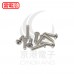 白鐵半丸頭內六角螺絲 M3*12 (10PCS/包)