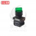 NHD 22mm 2段短柄照光選擇開關-綠 2A LED 220V NLS22-S220GI