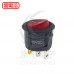 船形開關(圓形) 3P2段 帶紅燈 DC12V
