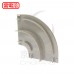半圓配線槽L型接頭底蓋 RBL-120 適用於RD-120 灰色 (20PCS/包)