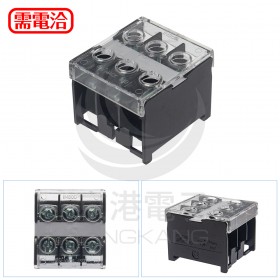 MACK軌道式端子台 3P50A IN30BK-C