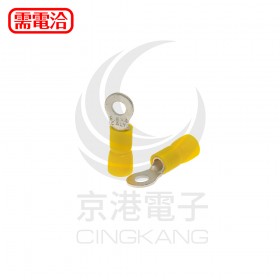 R型絕緣端子 RF5.5-4 (14-12AWG) 佳力牌 (100PCS/包)