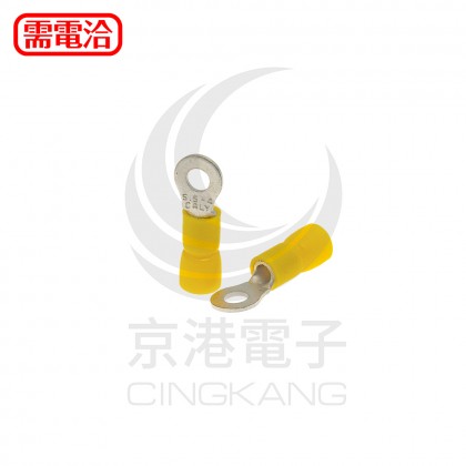 R型絕緣端子 RF5.5-4 (14-12AWG) 佳力牌 (100PCS/包)