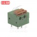 KF142R PCB 5.08mm 免螺絲彈簧式接線端子 2P 彎針(2入)