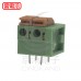 KF142R PCB 5.08mm 免螺絲彈簧式接線端子 2P 彎針(2入)