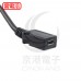 Micro USB B母對mini 5pin公座帶線 10CM