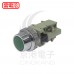 YK 30ψ照光平頭-綠色 1A1B AC220V