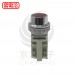 YK 30ψ照光平頭-紅色 1A1B AC220V