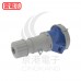 中間母插座 CP20303227 220-250V 3P32A 2P+E(藍色)