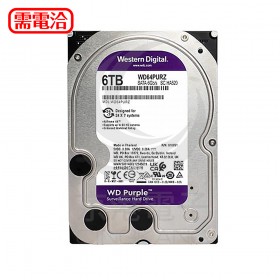 WD 紫標 6TB 3.5吋監控系統硬碟(WD64PURZ)