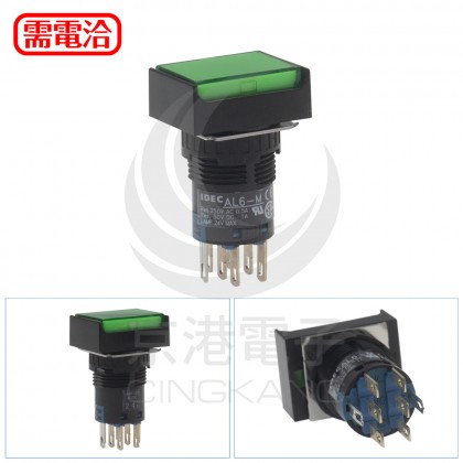 和泉 AL6H-M24GC 綠色 DC24VAC/DC
