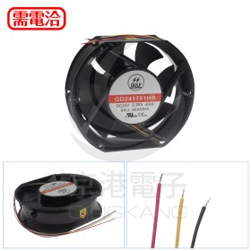 GD 241751HB(2F7) 3rd 172X150X51mm 滾珠風扇 DC24V