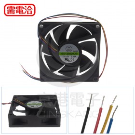 80*80*20mm PWM DC12V 出4線風扇 GD128020UB(2WXCY)