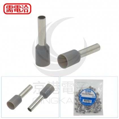 歐式端子 ET2.5-10GY (灰色) (100PCS/包)