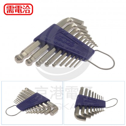 EIGHT 六角短扳手 TTR-S9 1.5~10mm 9PC