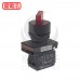NHD 22MM 2段短柄照光選擇開關-紅 1A LED 24V NLS22-S210RA