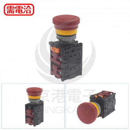 TN2BKR-4B 紅色 緊急停止開關 22/25mm (4B)