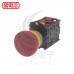 TN2BKR-4B 紅色 緊急停止開關 22/25mm (4B)