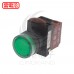 NHD 22mm 照光平頭按鈕開關(復歸)-綠 1A1B 110V LED  NLB22-F11GE