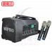 MIPRO 雙頻道迷你無線喊話器 MA-100D+2支手握麥克風