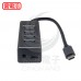 Fujiei Type-C轉USB3.0鋁合金4埠HUB集線器(OTG)