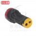 GTEK 22φ閃光蜂鳴器 AC/DC 24V 紅 連續聲