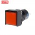 和泉 16/正方形照光復歸 LED24V 1C紅色 IP40 AL6Q-M14RC