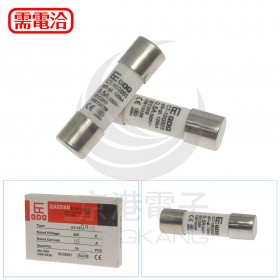 CT-10G0.5 陶瓷保險絲 10*38mm 0.5A(10PCS/盒)